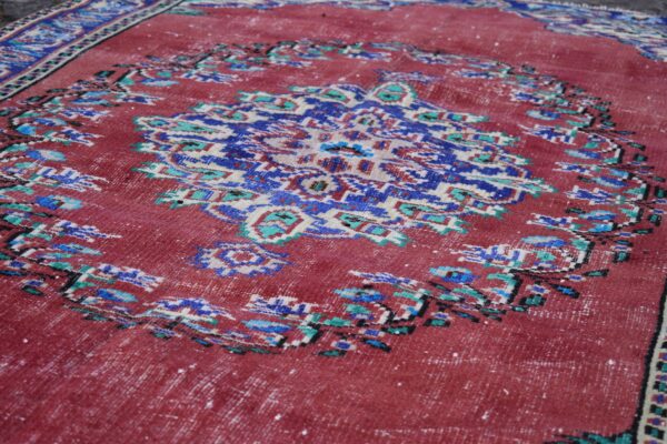 5.2 ft. x 9 ft. Vintage Turkish Rug TR06527 Image 4