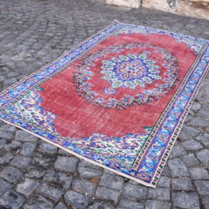 5.2 ft. x 9 ft. Vintage Turkish Rug TR06527 Image 1