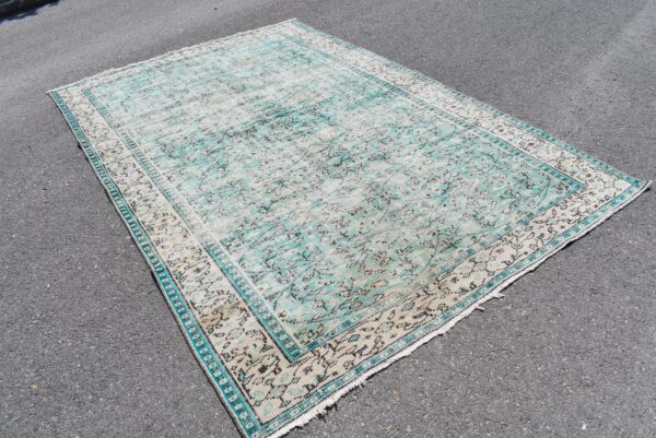 6 ft. x 9.2 ft. Vintage Turkish Rug TR06577 Image 3