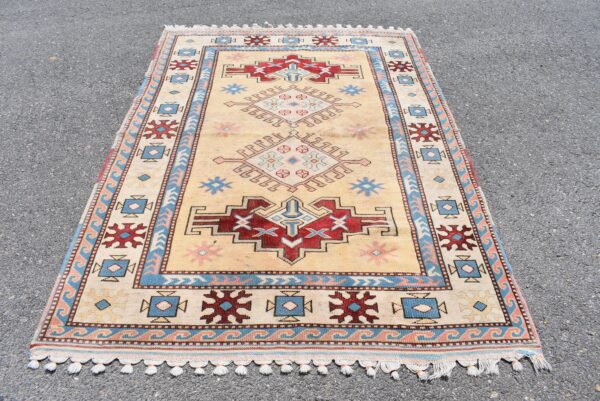 5 ft. x 7.2 ft. Vintage Turkish Rug TR06657 Image 2