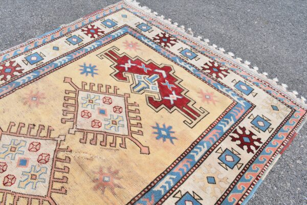 5 ft. x 7.2 ft. Vintage Turkish Rug TR06657 Image 4