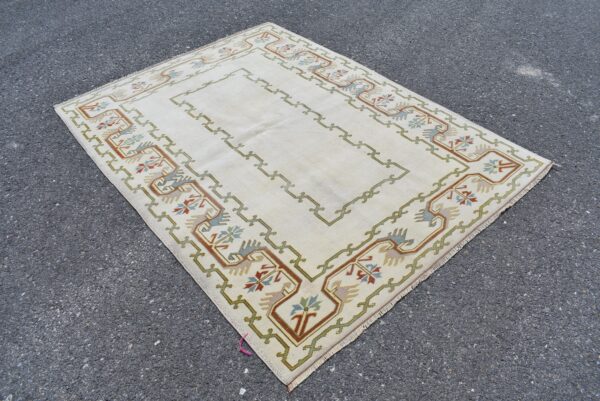 4.6 ft. x 6.2 ft. Vintage Turkish Rug TR06667 Image 3