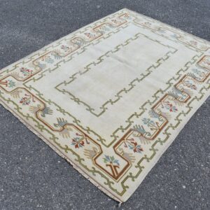 4.6 ft. x 6.2 ft. Vintage Turkish Rug TR06667 Image 1