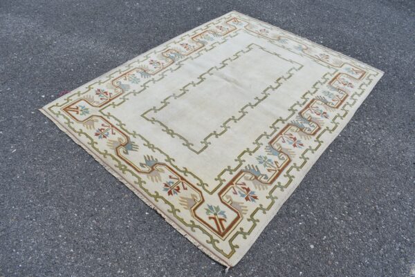 4.6 ft. x 6.2 ft. Vintage Turkish Rug TR06667 Image 1