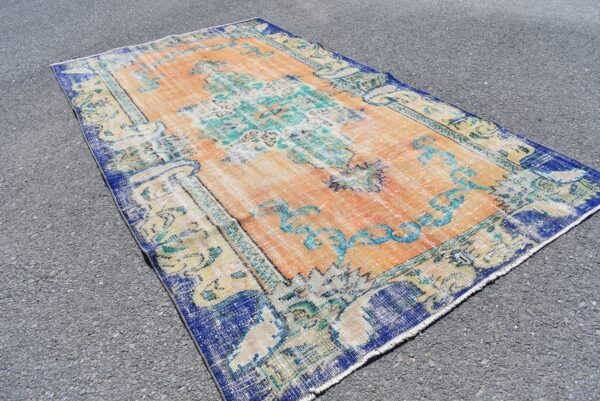 5.3 ft. x 9.2 ft. Vintage Turkish Rug TR06837 Image 3