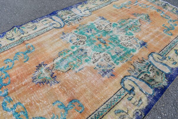 5.3 ft. x 9.2 ft. Vintage Turkish Rug TR06837 Image 5