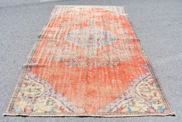 5.5 ft. x 9 ft. Vintage Turkish Rug TR06917 Image 2