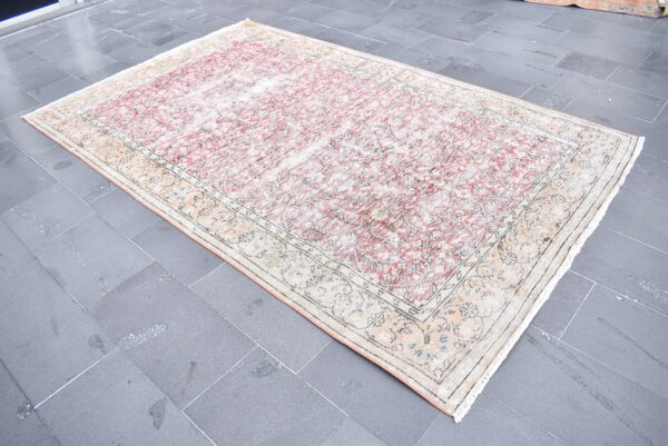 5.8 ft. x 9.3 ft. Vintage Turkish Rug TR07167 Image 3