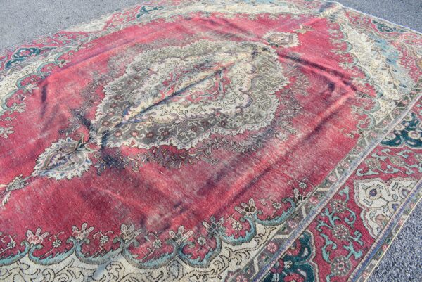 9.4 ft. x 12.6 ft. Vintage Turkish Rug TR07307 Image 5
