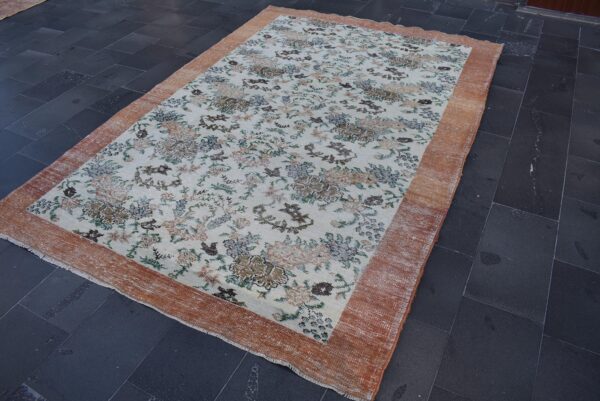6.7 ft. x 10.1 ft. Vintage Turkish Rug TR07317 Image 2