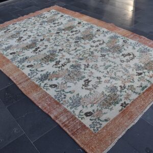 6.7 ft. x 10.1 ft. Vintage Turkish Rug TR07317 Image 1