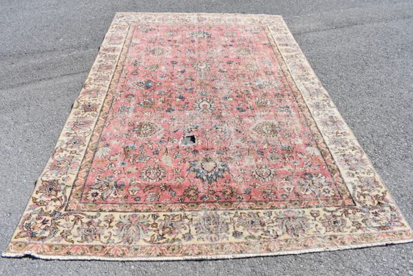 6.2 ft. x 9.6 ft. Vintage Turkish Rug TR07347 Image 2