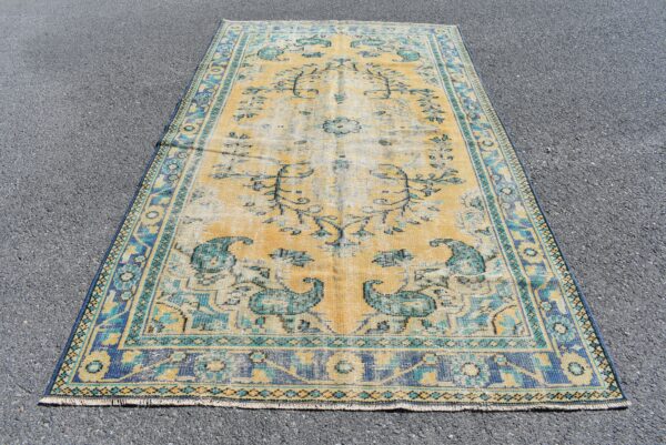 5.2 ft. x 9.2 ft. Vintage Turkish Rug TR07357 Image 2