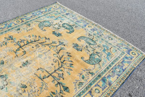 5.2 ft. x 9.2 ft. Vintage Turkish Rug TR07357 Image 4