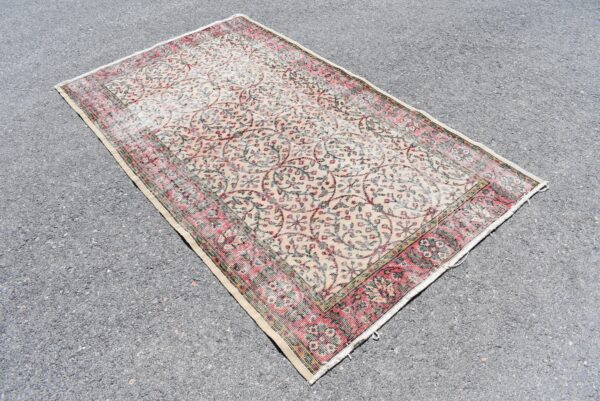 3.8 ft. x 6.7 ft. Vintage Turkish Rug TR07457 Image 3