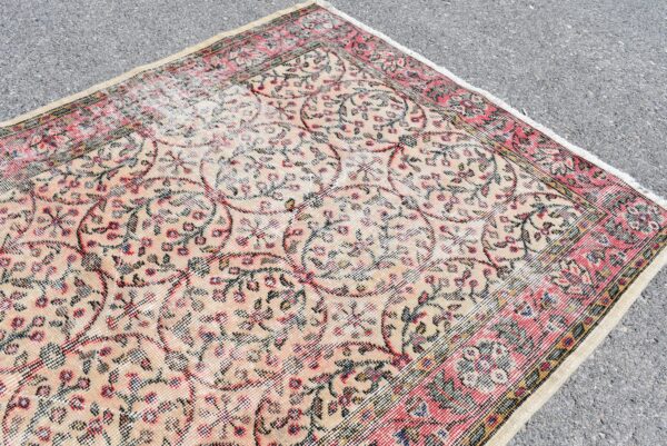 3.8 ft. x 6.7 ft. Vintage Turkish Rug TR07457 Image 4