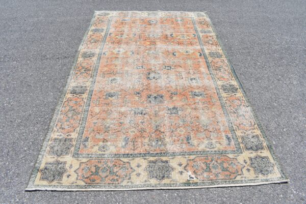 5.3 ft. x 9.1 ft. Vintage Turkish Rug TR07597 Image 2