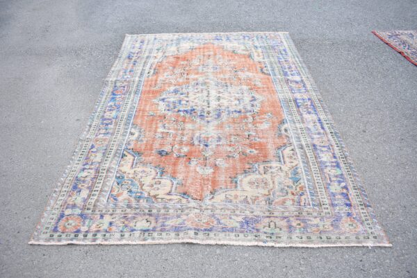 6 ft. x 8.8 ft. Vintage Turkish Rug TR07697 Image 2