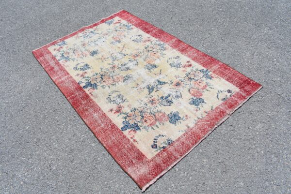 3.8 ft. x 5.8 ft. Vintage Turkish Rug TR07827 Image 3