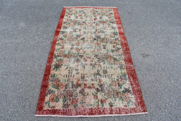 3.4 ft. x 6.8 ft. Vintage Turkish Rug TR07877 Image 2
