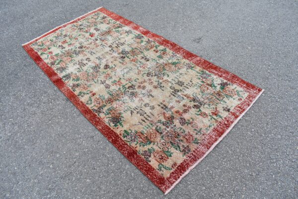 3.4 ft. x 6.8 ft. Vintage Turkish Rug TR07877 Image 3