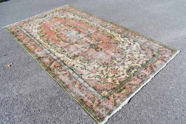 5.2 ft. x 9.2 ft. Vintage Turkish Rug TR07957 Image 3