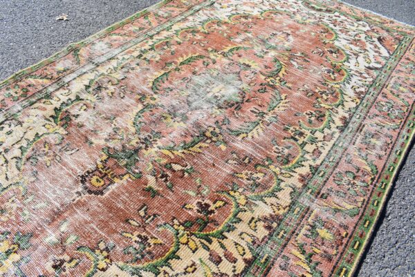 5.2 ft. x 9.2 ft. Vintage Turkish Rug TR07957 Image 5