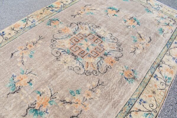 5.5 ft. x 9.3 ft. Vintage Turkish Rug TR08047 Image 5
