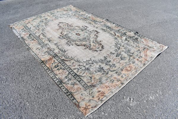 5.4 ft. x 9 ft. Vintage Turkish Rug TR08057 Image 3