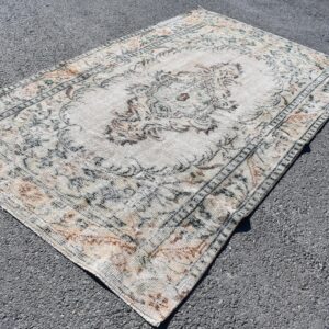 5.4 ft. x 9 ft. Vintage Turkish Rug TR08057 Image 1