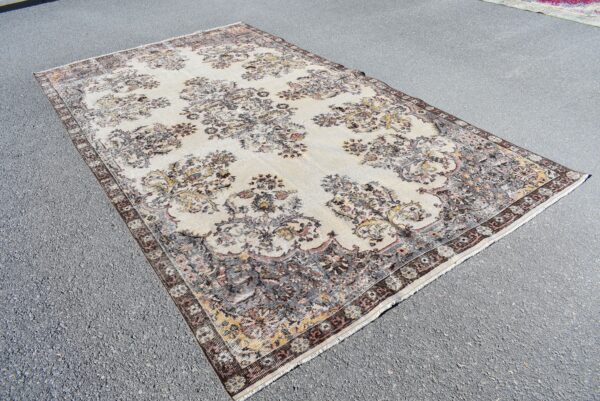 6.1 ft. x 10.8 ft. Vintage Turkish Rug TR08077 Image 3