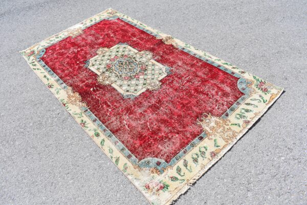 3.9 ft. x 7.4 ft. Vintage Turkish Rug TR08177 Image 3