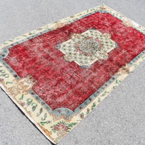 3.9 ft. x 7.4 ft. Vintage Turkish Rug TR08177 Image 1