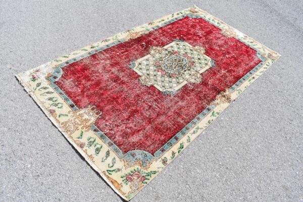 3.9 ft. x 7.4 ft. Vintage Turkish Rug TR08177 Image 1