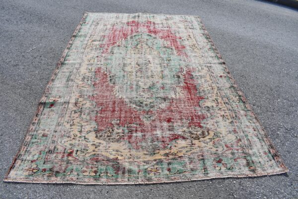 5.7 ft. x 9 ft. Vintage Turkish Rug TR08197 Image 2
