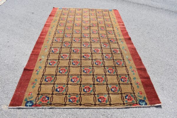 5.2 ft. x 8.5 ft. Vintage Turkish Rug TR08227 Image 2