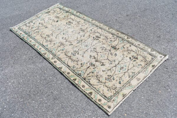 3.1 ft. x 6.6 ft. Vintage Turkish Rug TR08477 Image 3
