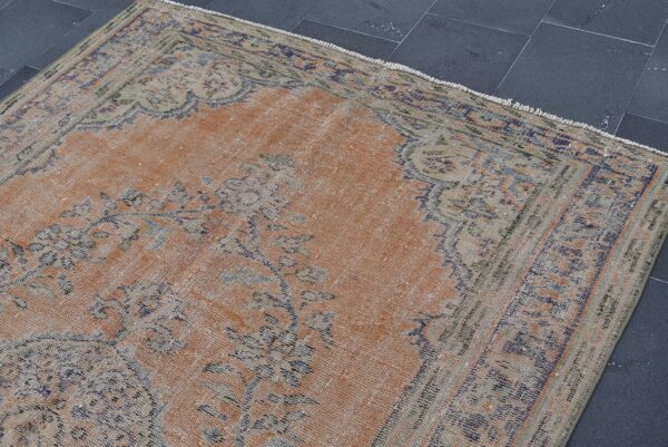 5.2 ft. x 8.2 ft. Vintage Turkish Rug TR08547 Image 4