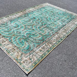 5.9 ft. x 9.3 ft. Vintage Turkish Rug TR08577 Image 1