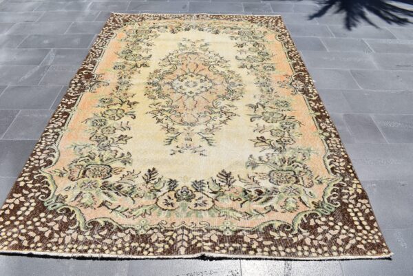 5.5 ft. x 9 ft. Vintage Turkish Rug TR08697 Image 2