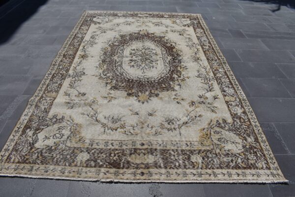 5.9 ft. x 9.4 ft. Vintage Turkish Rug TR08717 Image 2