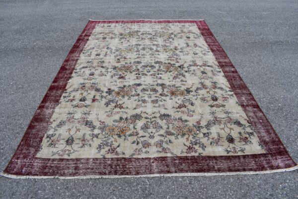 6.4 ft. x 9.9 ft. Vintage Turkish Rug TR08777 Image 2