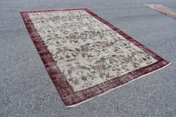6.4 ft. x 9.9 ft. Vintage Turkish Rug TR08777 Image 3