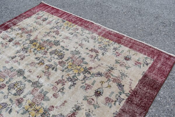 6.4 ft. x 9.9 ft. Vintage Turkish Rug TR08777 Image 4