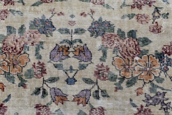 6.4 ft. x 9.9 ft. Vintage Turkish Rug TR08777 Image 6