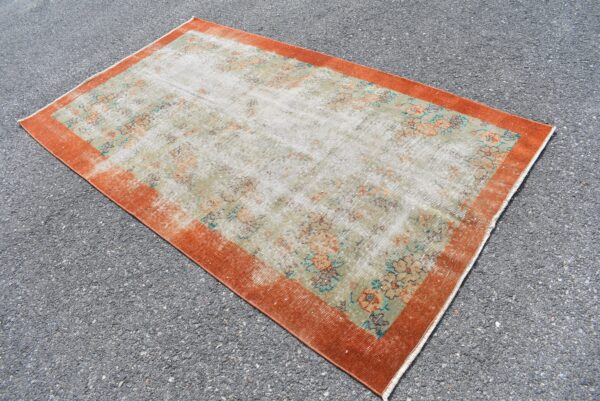 3.9 ft. x 6.7 ft. Vintage Turkish Rug TR08927 Image 3