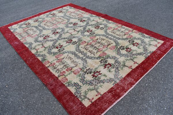 6.7 ft. x 10.1 ft. Vintage Turkish Rug TR08947 Image 3