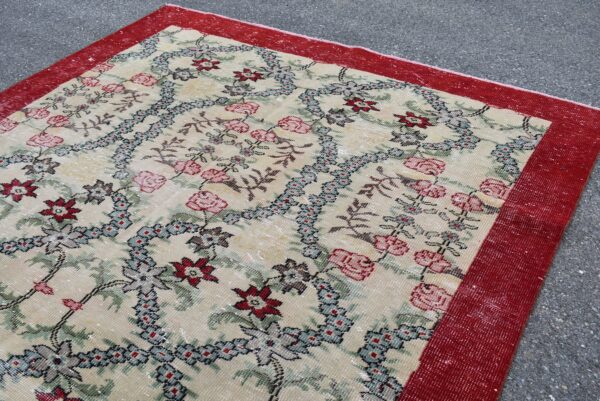 6.7 ft. x 10.1 ft. Vintage Turkish Rug TR08947 Image 4
