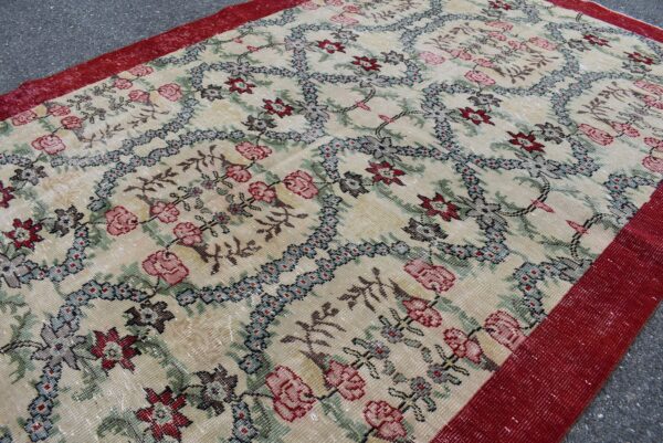 6.7 ft. x 10.1 ft. Vintage Turkish Rug TR08947 Image 5