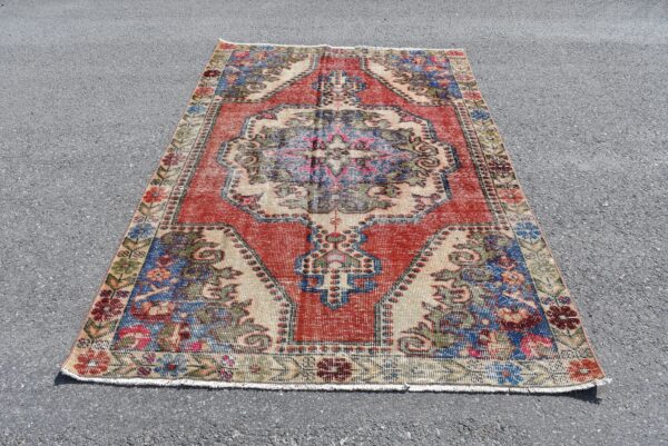 4.4 ft. x 7.1 ft. Vintage Turkish Rug TR09297 Image 2